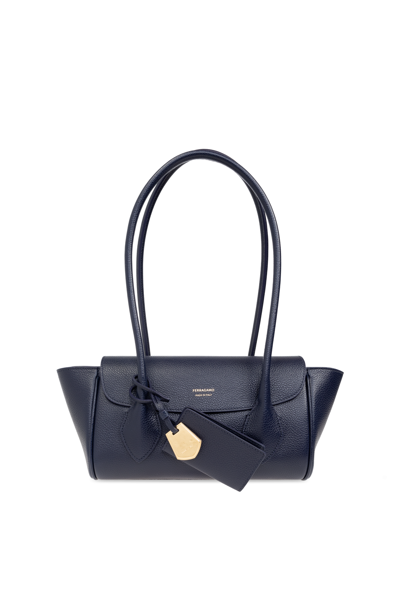 Navy blue Firenze Shoulder Bag FERRAGAMO Vitkac Australia